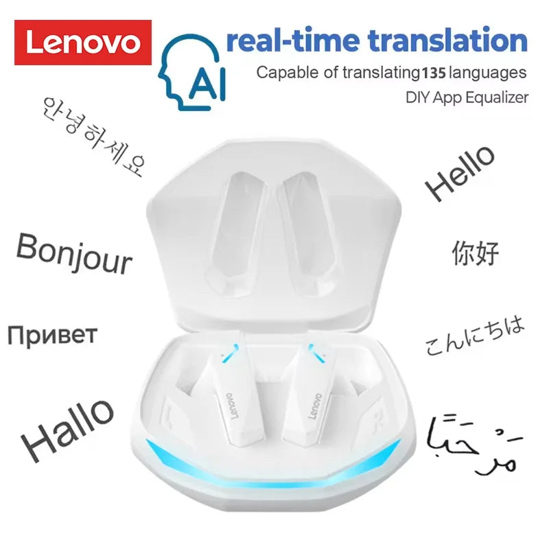 AI Earphones GM2 Pro Bluetooth 5.4 Gaming Headset Wireless Headphone AI Real-Time Translation Earbuds DIY APP Translator