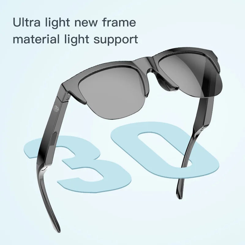 Gafas inteligentes con auriculares Bluetooth integrados y lentes antirreflejantes - Nuevo lanzamiento
