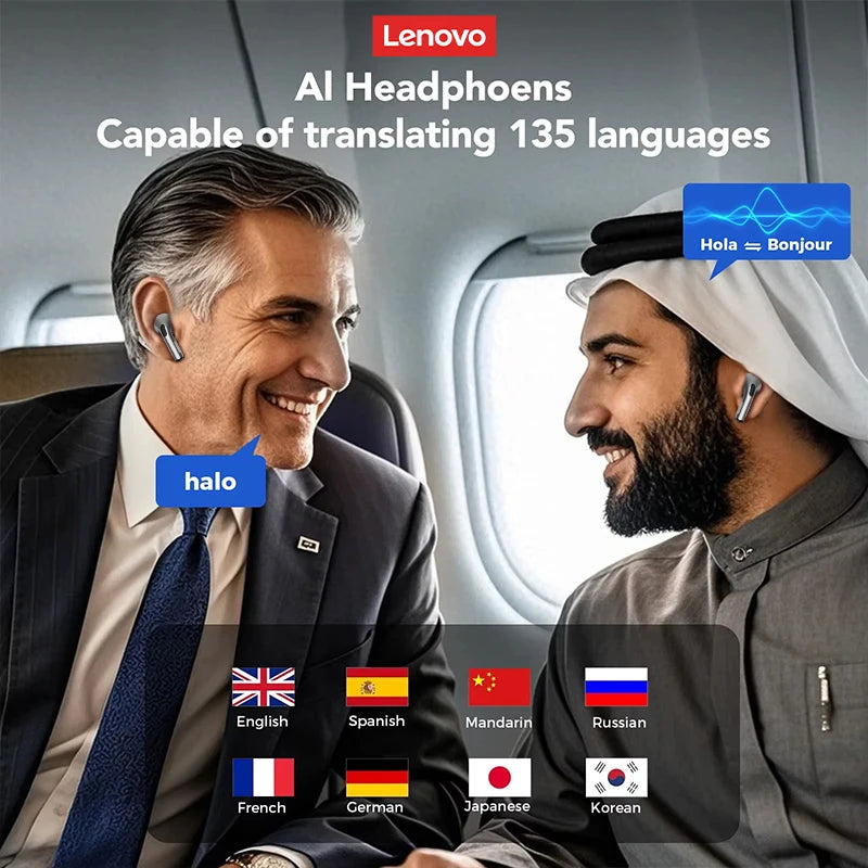 Choice  LP5 PRO AI Earphones Multi-Languages Instant Translation Bluetooth 5.4 Headset Low Latency Live Recording Earbuds