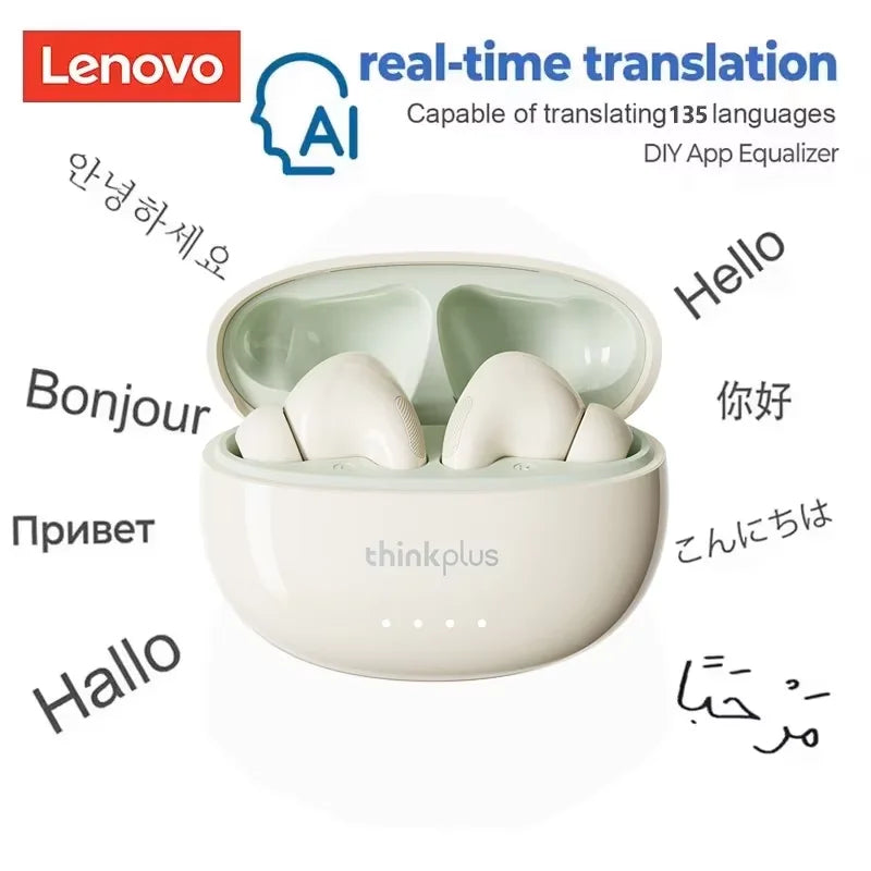 Choice  LP5 PRO AI Earphones Multi-Languages Instant Translation Bluetooth 5.4 Headset Low Latency Live Recording Earbuds